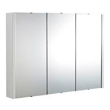 3 Door Mirrored Bathroom Cabinet Nuie
