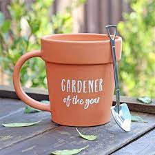 Gardener Of The Year Mug And Shovel Spoon