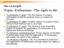 Euthanasia and our civilization Essay Example Topics and Samples Free  effective communication papers essays and research 