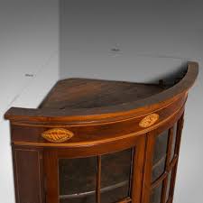 Georgian Glazed Corner Cabinet 1800s