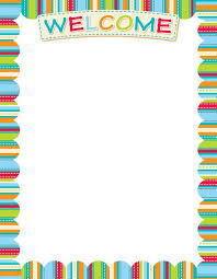 Dots On Turquoise Welcome Classroom Essentials Chart