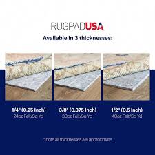 thickness rug pad rpef40 2211