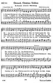 For funerals, having a song that brings comfort in light of grief can become a part of the healing process. Onward Christian Soldiers Wikipedia
