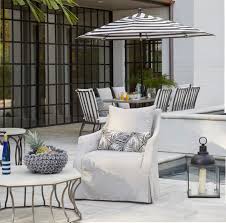 Patio Space With Outdoor Swivel Chairs