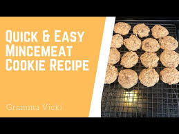 quick easy mincemeat cookie recipe