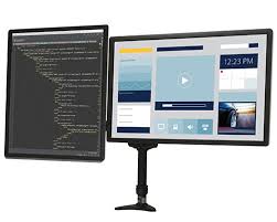 Dual Monitor Arm For Up To 24 Monitors