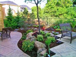 The first impediment against a grassy garden is the soil, more precisely the lack of it. Small Backyard Landscaping Ideas Without Grass Landscaping Backyard Design Ideas