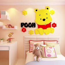 Winnie The Pooh 3d Acrylic Sticker Wall