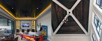 It is simple to install, it helps absorb sound and it is much cheaper than other alternatives. Top 60 Best Wood Ceiling Ideas Wooden Interior Designs