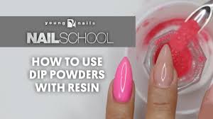 yn nail how to use dip powders