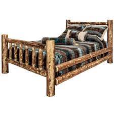 Solid Pine Beds Rustic Cabin Furniture