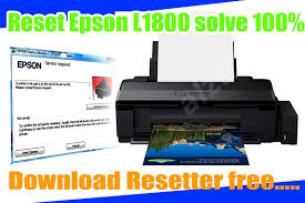 Ecotank l1800 single function inktank a3 photo printer. How To Reset Epson L1800 With Adjustment Program