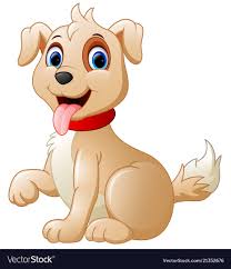 cartoon cute dog royalty free vector