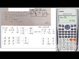 Solve Complex Matrix By Calculator