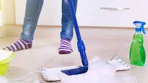 clean the kitchen floor
