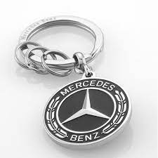 Key Ring Unterürkheim Stainless Steel Mercedes Benz Collection