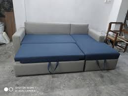 fabric hydraulic sofa bed for home