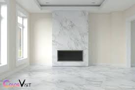 wall color goes with white marble floor