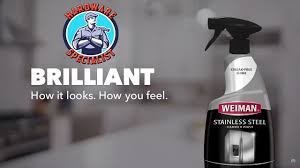 weiman stainless steel cleaner and