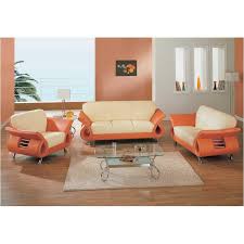 beige orange global furniture sofa