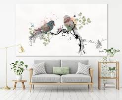Love Birds Living Room Wall Art
