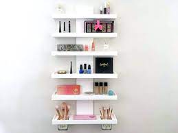 Wall Mounted Makeup Organizer Tiered