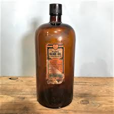 Vintage Medicinal Olive Oil Bottle