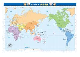 世界地図 | わかりやすい・かわいい・おしゃれ | 無料ダウンロード・印刷