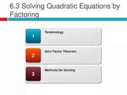 Ppt 6 3 Solving Quadratic Equations