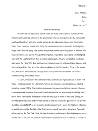 my political party essay mistyhamel political party essay stone williams natural and legal rights