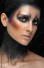 makeup art and beautiful model theme