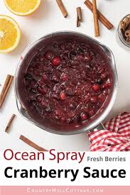 ocean spray cranberry sauce