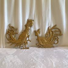 Rooster En Wall Decor Syroco Wood
