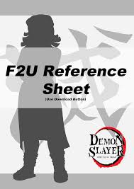 f2u demon slayer reference sheet by