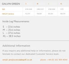 Galvin Green Ross Gore Tex Junior Waterproof Golf Trousers