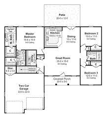 Cape Cod House Plan With 3 Bedrooms And