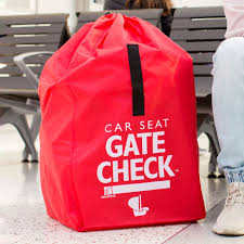 Jl Childress Gate Check Bag For Car Seats Red