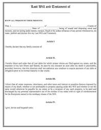 Save on attorney fees by reusing a will and testament form template. Free Last Will Testament Kit