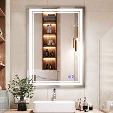 dr lux 20x28 inch led mirror bathroom