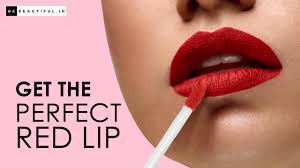 how to get perfect red lips makeup