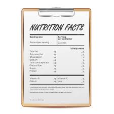 nutrition facts png vector psd and