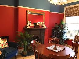 Sporting a clean, simple, retro, yet modern design sculpted to fit the body, this gorgeous. Red Victorian Dining Room Homify