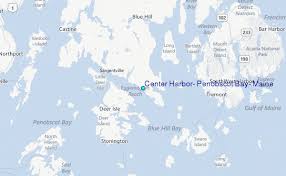 Center Harbor Penobscot Bay Maine Tide Station Location Guide