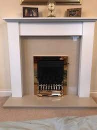 Marble Fireplace With Inset Gas Fire