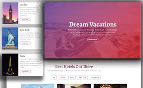 One Page Responsive Free Html5 Tourism Website Template