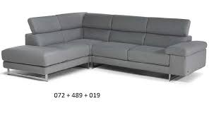 milano leather corner chaise sofa