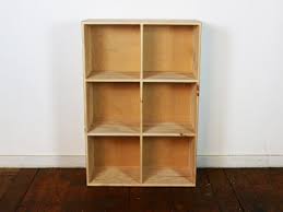 Pine 2x3 Cube Shelf Record Storage