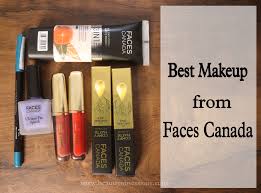 trying makeup s from faces canada