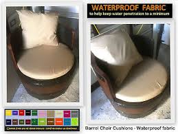 zippy waterproof chair cushion set for