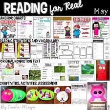 Reading Comprehension A Month Of Readers Workshop Lesson Plans For May